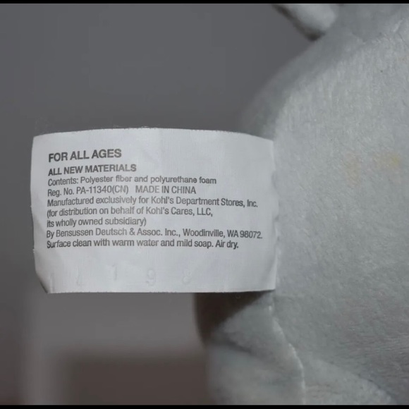 Disney Kohls Cares 12" Dumbo Flying Elephant Gray Plush Stuffed Animal Big Ears - Picture 8 of 9